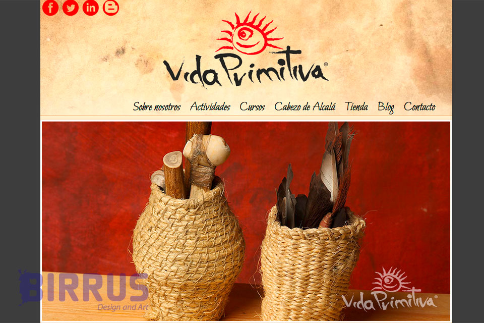 Diseño web Vida Primitiva